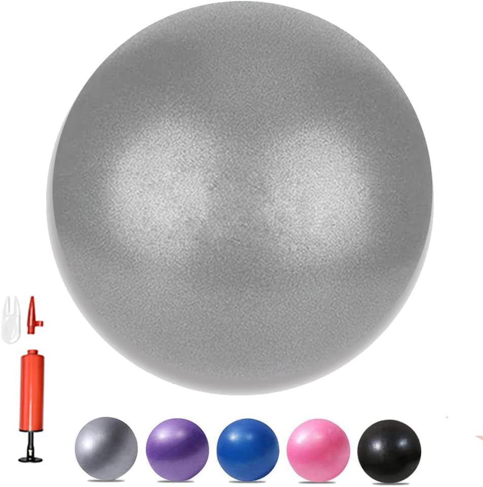 6 Inch Exercise Pilates Mini Yoga Balls for Home Stability Training Physical Therapy Improves Balance with Pump