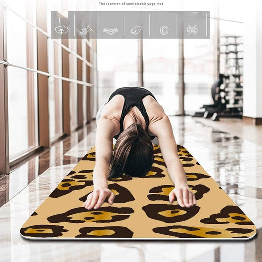 Yoga mat Yoga Mat Non-Slip Fitness Pad Exercise Yoga Mat Workout Mat for Gym Pilates (Color : D, Size : 8mm)